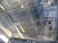 Commerce Place Complex, looking down to street level, view from atop Stelco Tower