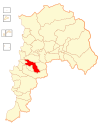 Lage der Gemeinde Limache in der Region Valparaíso