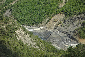 Construction of the water catchment (2013)