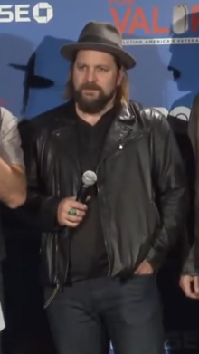 Bowles with the Zac Brown Band in 2014 Coy Bowles.png