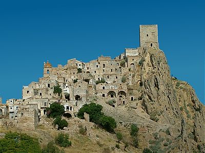 Craco, ghost town in Italy.