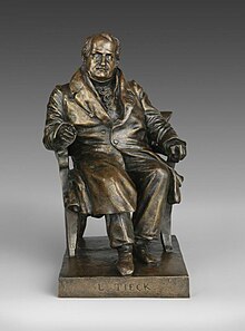 Ludwig Tieck, bronze de David d'Angers (Frick Collection, New York).