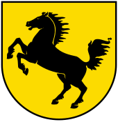 Le blason de Stuttgart.