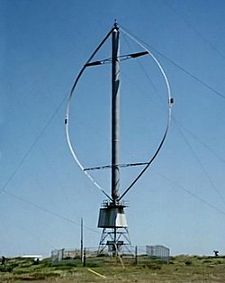Ветрогенератор с ротором Дарье