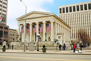 Ehemaliges Montgomery County Courthouse in Dayton, gelistet im NRHP mit der Nr. 70000510