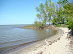 The Narrows, Manitoba, Kanada - Widok na autostrad