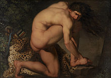 Raněný Filoktétés, obraz Nicolaie Abrahama Abildgaarda
