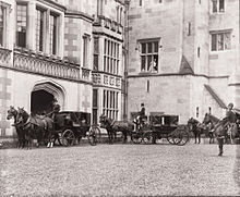 Departure of the royal party, 1 September 1897 Departure of royal party from Adare Manor, Adare, Co. Limerick.jpg