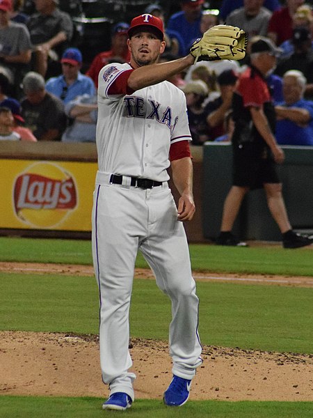 Smyly with the Texas Rangers in 2019