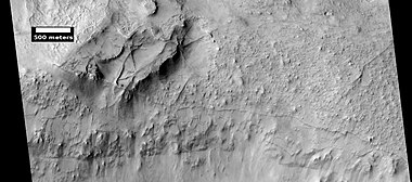 More ridges from the same place as the previous two images,  as seen by HiRISE under HiWish program