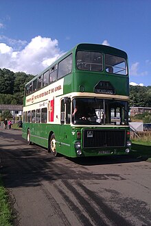 Volvo Ailsa B55 VV773 (CSG 773S), seen here in preservation at SVBM in 2013. This front-engined bus, delivered to Eastern in 1978, was part of a batch of 10 that was originally intended for Fife Scottish. Eastern Scottish bus VV773 (CSG 773S), SVBM 17 Aug 2013 (2).jpg