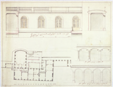 Design proposal for the northern left wing (Landeshauptarchiv Koblenz 702 2302)