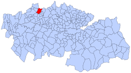Kaart van El Real de San Vicente