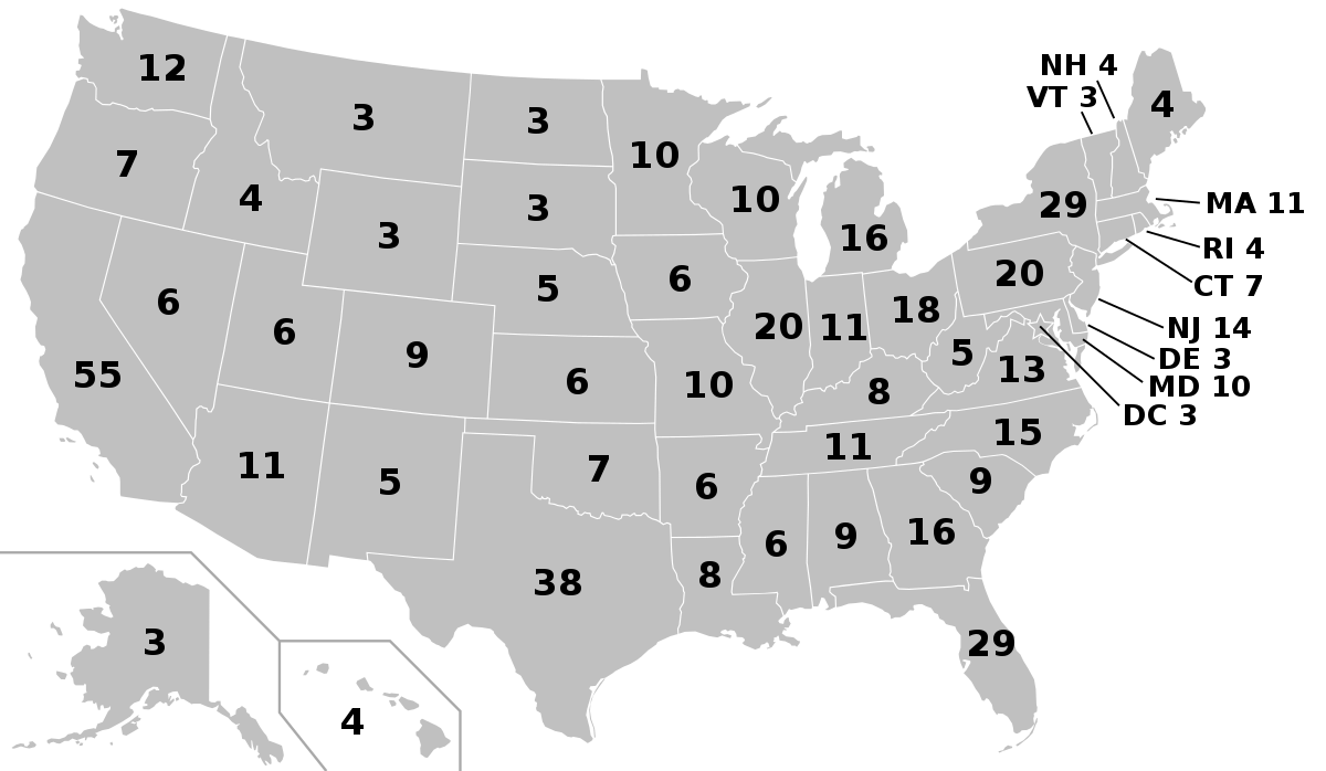 United States Electoral College Wikipedia