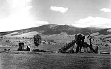 Elizabethtown, mining relics, 1939 Elizabethtown, 1939.jpg