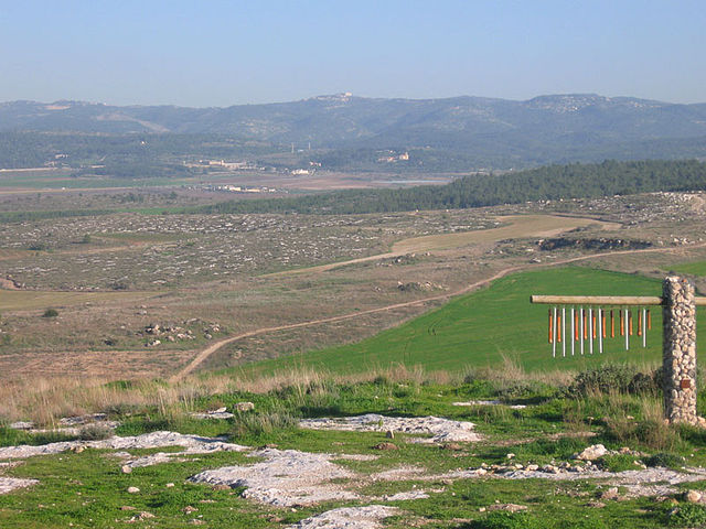 Ayalon Valley, as seen from Gezer