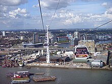 Канатная дорога Emirates Air Line над Темзой в Лондоне