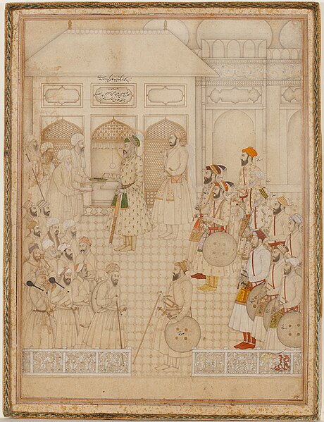 File:Emperor Aurangzeb at the Shrine of Mu‘in al-Din Chishti in Ajmer, Rajasthan.jpg