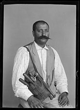 Portrait anthroplogique : Espinasse père, gitan de Saint-Cyprien, Toulouse, 1895.