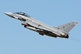 İspan Eurofighter Tayfunu.