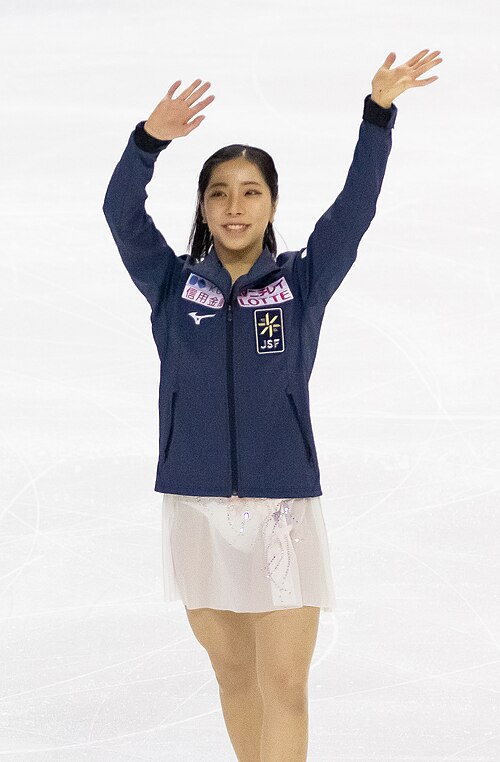 Miura at the 2023 Four Continents Championships