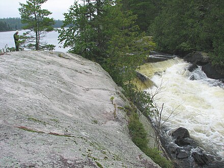 Falls near Pickerel Lake