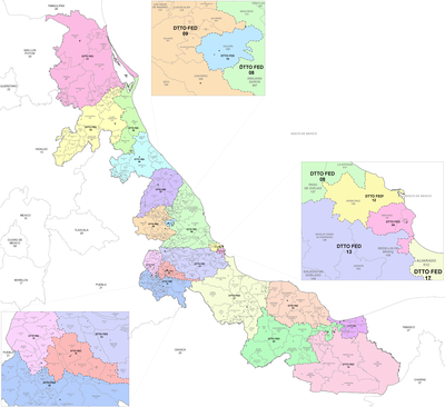 Federal Electoral Districts of Veracruz (since 2022).png
