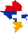 Thumbnail for File:Flag-map of Republic of Artsakh.svg