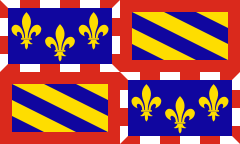 Le drapeau de la Bourgogne