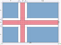 Rozměry islandské vlajky