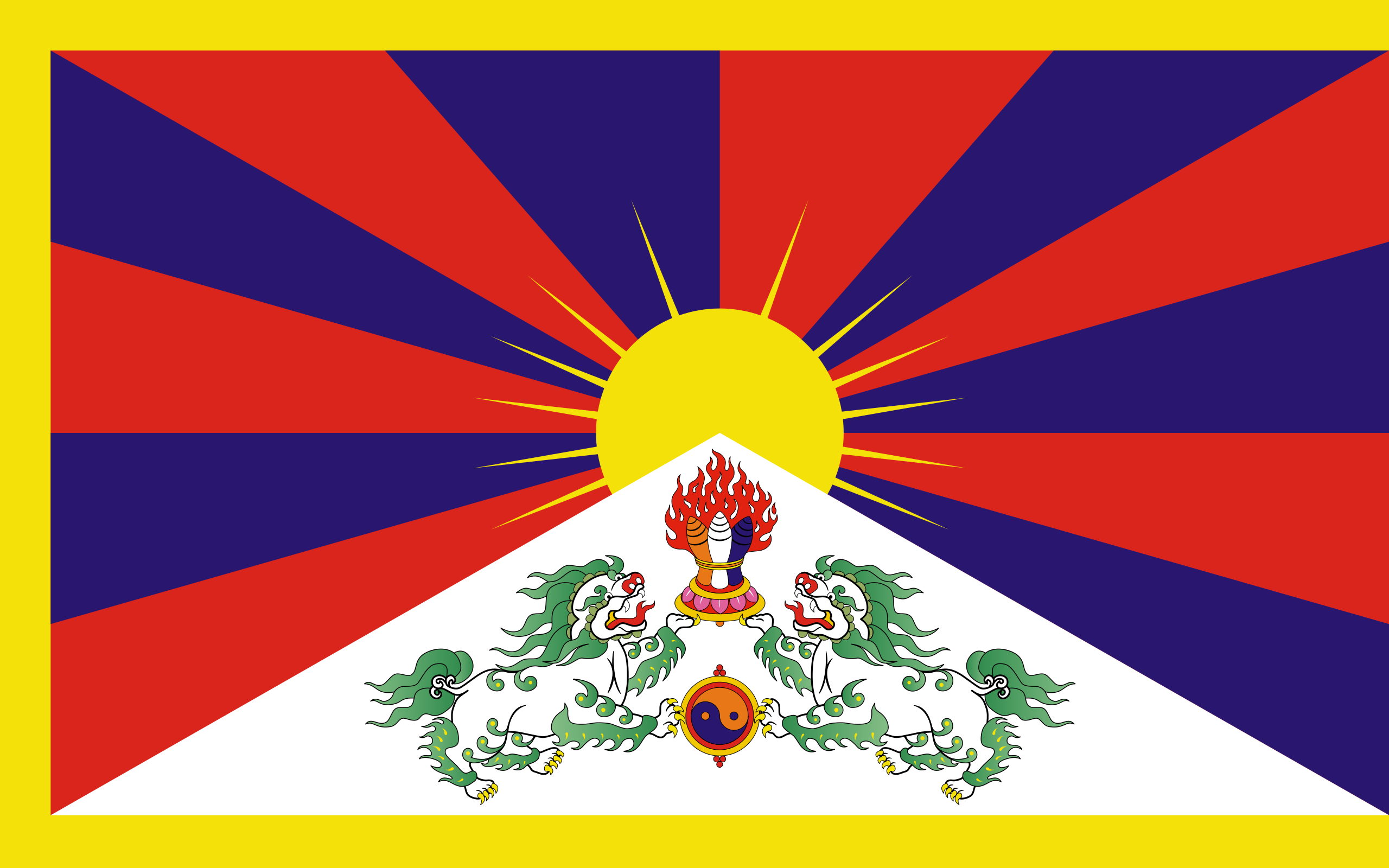 Drapeau pays TIBET