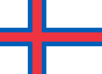 Faroe uharteetako bandera.