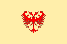 Flag of the Serbian Empire, reconstruction.svg