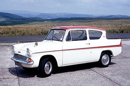 September 1959 Ford Anglia 105E in Wales