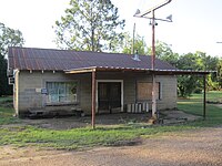 Abandoned Alvah Dupree store in Ashland is located across from the former Ashland High School campus. Former Dupree store, Ashland, LA IMG 0068.JPG