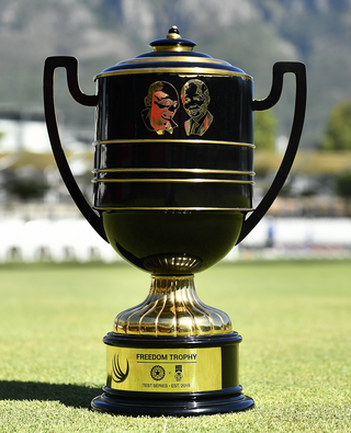 <span class="mw-page-title-main">Freedom Trophy (cricket)</span> India–South Africa cricket test series