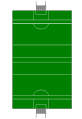 Gaelic football field diagram.