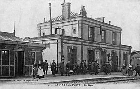 A Gare de La Haye-du-Puits cikk illusztráló képe