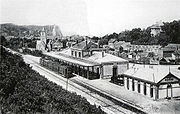 Station Étretat rond 1900