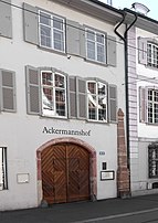 Birthplace of Johannes Petri (1441–1511) on St. Johanns-Vorstadt 19–21 in Basel