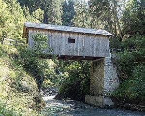 Holzbrücke Vignogn Punt Sum Fistatg