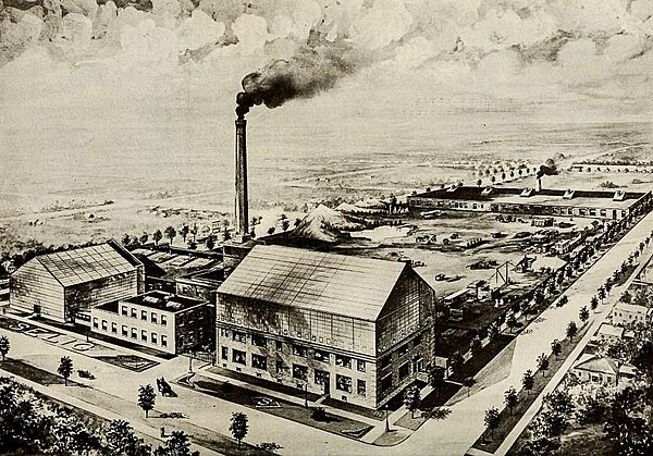 Selig studio facilities and extensive backlot in Chicago, 1911