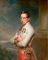 Батько Альбрехта - ерцгерцог Карл Тешенський (1771-1847). Портрет роботи Георга Декера.