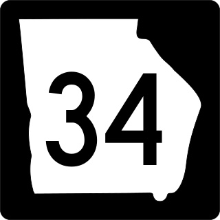 <span class="mw-page-title-main">Georgia State Route 34</span> State highway in Georgia