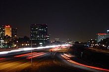 A view of the Irvine Business Complex and the 405 Freeway