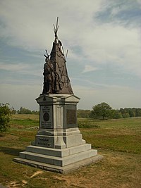 Monument to New York's "Tammany Regiment" at Gettysburg