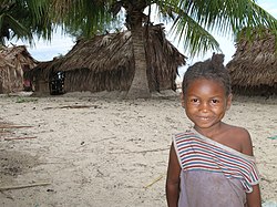 girl in Anjajavy, a village of this municipality