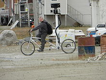 Google Trike in Cambridge Bay, Nunavut, August 2012 Google Street View trike side.JPG