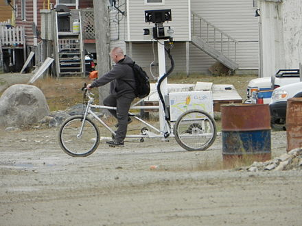Google Trike in Cambridge Bay, Nunavut, August 2012