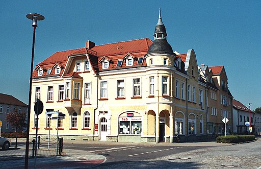 Großräschen, Haus Calauer Straße 13 - Karl-Liebknecht-Straße 1